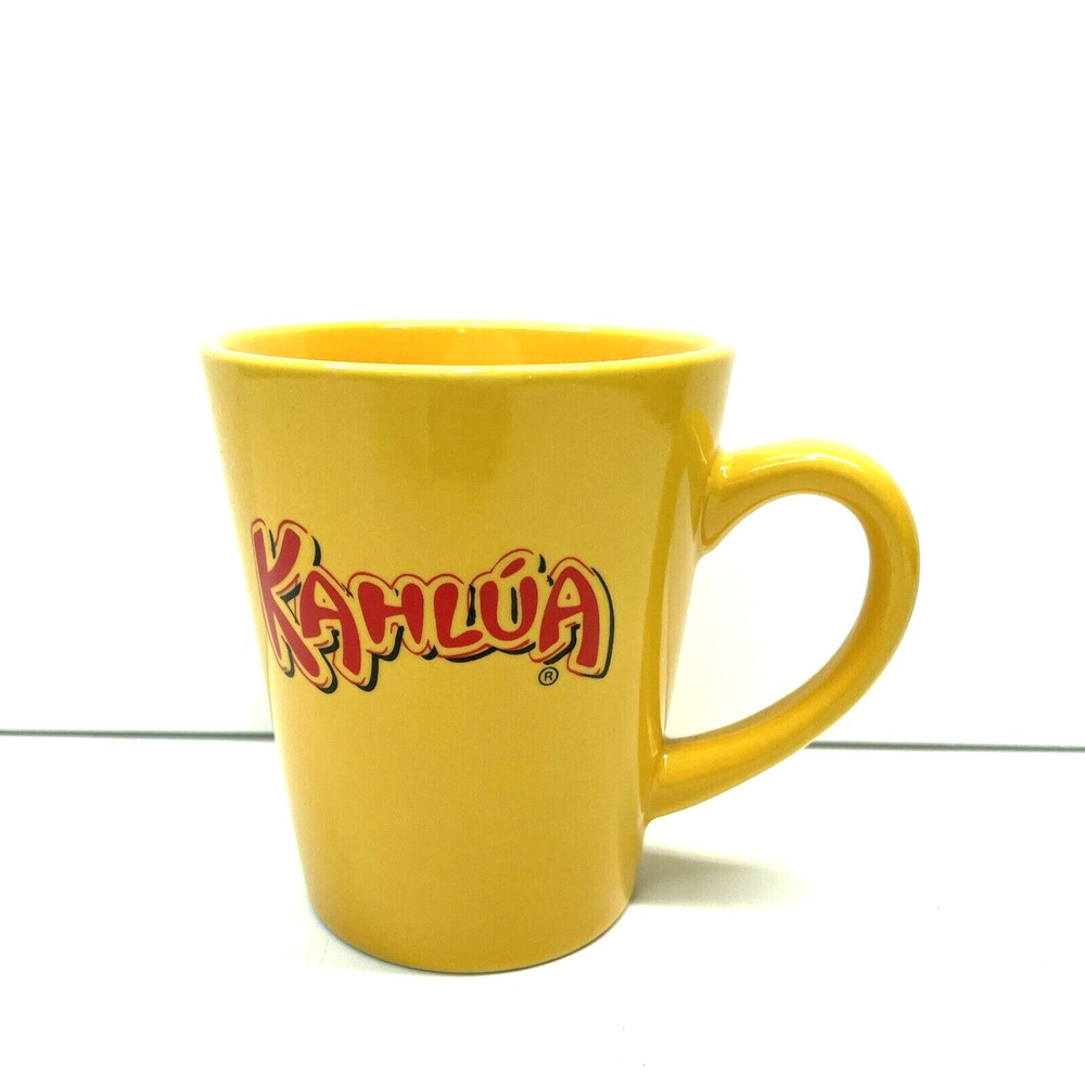 Kahlua Yellow Coffee Tea Cup  Mug‎   Collectible